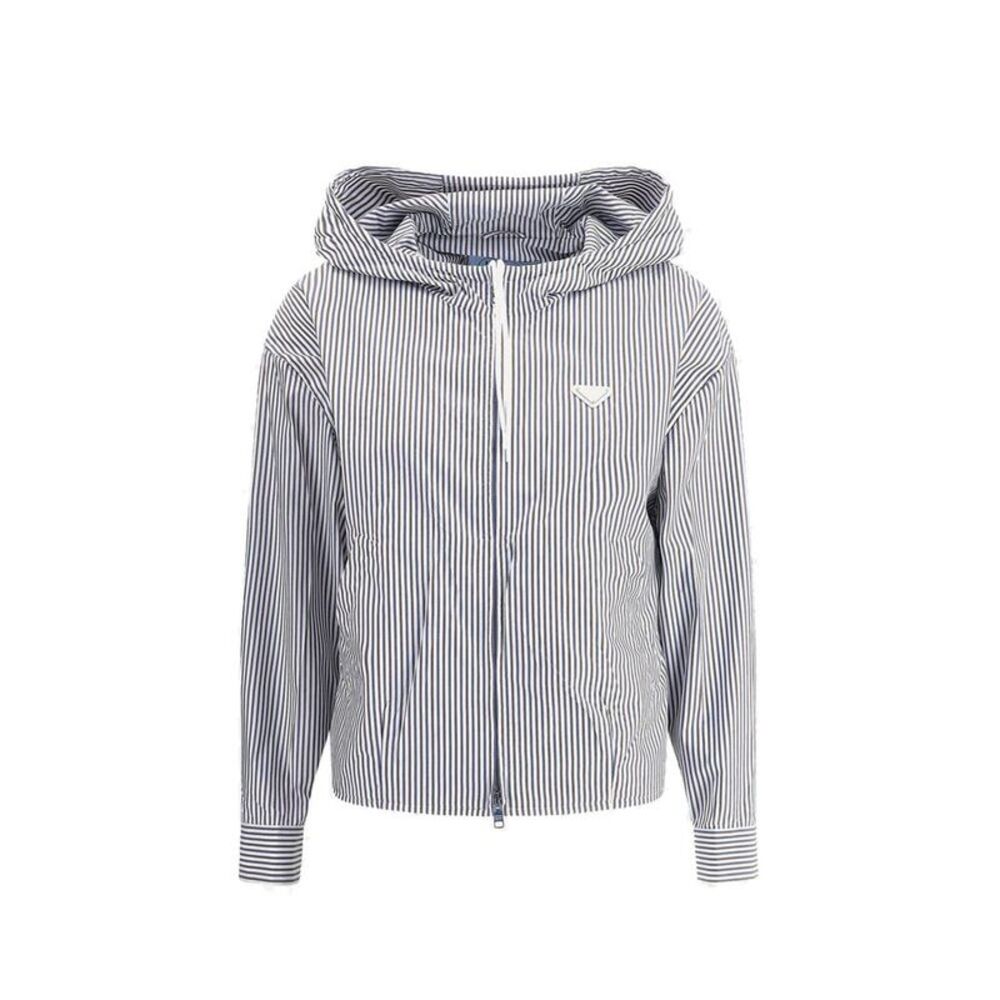 Prada Blue Polyamide Shell Women's Jacket